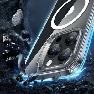 Прозрачный чехол со стеклом ESR Classic Hybrid MagSafe для iPhone 16 Pro Max - Фото 4