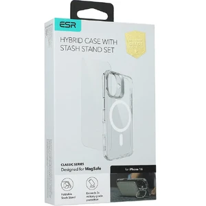 Прозорий чохол зі склом ESR Classic Hybrid Kickstand MagSafe для iPhone 16 - Фото 7