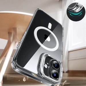 Прозорий чохол зі склом ESR Classic Hybrid Kickstand MagSafe для iPhone 16 - Фото 3