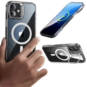 Прозорий чохол зі склом ESR Classic Hybrid Kickstand MagSafe для iPhone 16 - Фото 6