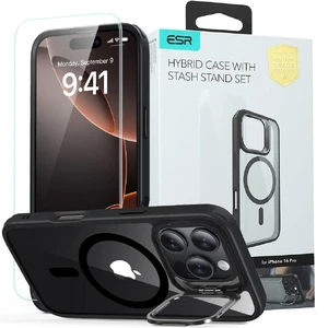 Чохол зі склом ESR Classic Hybrid Kickstand MagSafe для iPhone 16 Pro - Фото 6