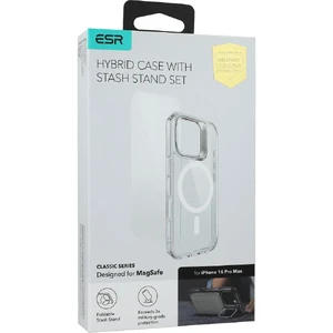 Прозорий чохол зі склом ESR Classic Hybrid Kickstand MagSafe iPhone 16 Pro Max - Фото 6