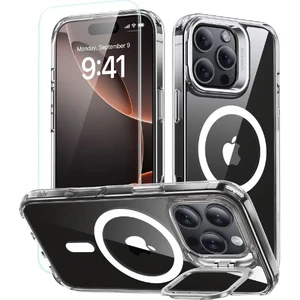 Прозорий чохол зі склом ESR Classic Hybrid Kickstand MagSafe iPhone 16 Pro Max 4894240243725 - Фото 1