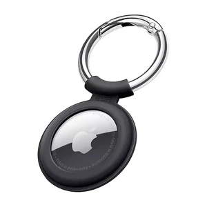 Силиконовый чехол c карабином ESR Cloud Silicone Keychain Case Black для AirTag - Фото 3