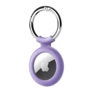 Силіконовий чохол c карабіном ESR Cloud Silicone Keychain Case Purple для AirTag - Фото 2
