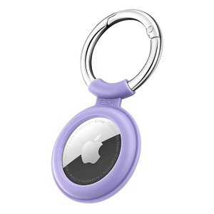 Купить Силиконовый чехол c карабином ESR Cloud Silicone Keychain Case Purple для AirTag