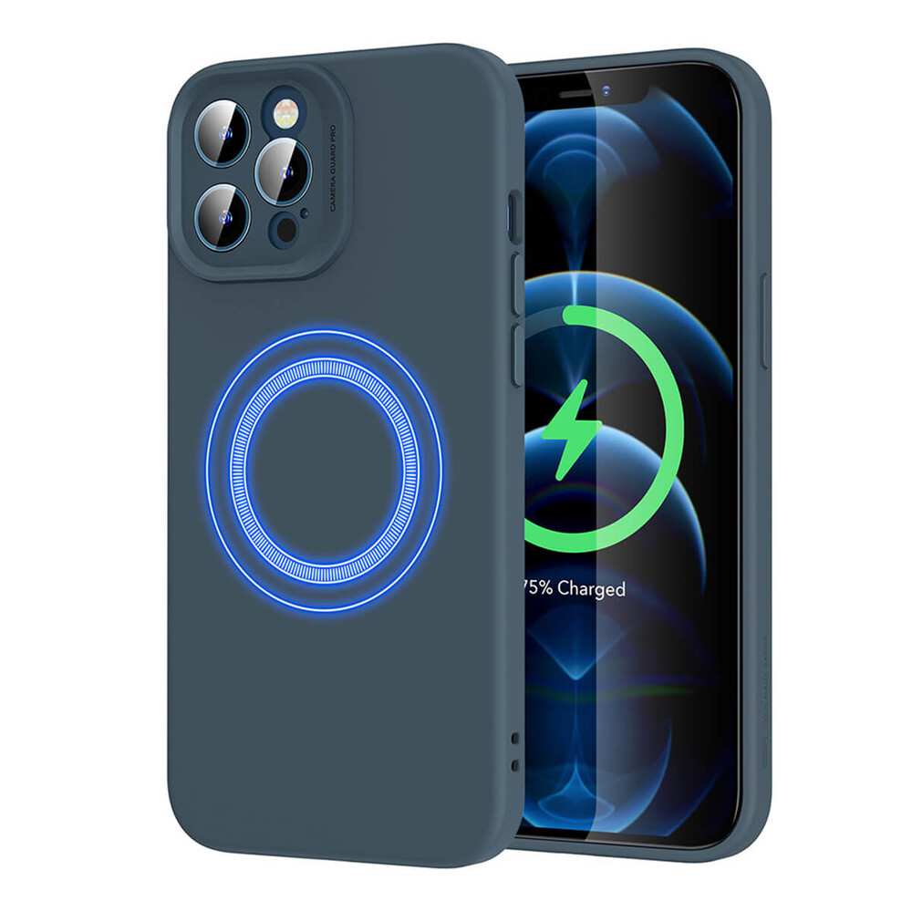 Силиконовый чехол ESR Cloud Soft Case MagSafe Blue для iPhone 12 Pro Max