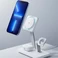 Док-станция ESR HaloLock Wireless Charger CryoBoost 3 in 1 Arctic White для iPhone | AirPods | Apple Watch + EU адаптер - Фото 7