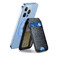 Шкіряний чохол-гаманець ESR HaloLock Vegan Leather Wallet MagSafe Stand Black для iPhone 15 | 14 | 13 | 12 - Фото 2