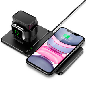 Бездротова зарядка ESR HaloLock Wireless Charging Station 2 in 1 MagSafe для iPhone | Apple Watch