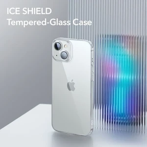 Скляний чохол ESR Ice Shield Series 9H Tempered Glass Back Cover Clear для iPhone 14 Plus - Фото 2