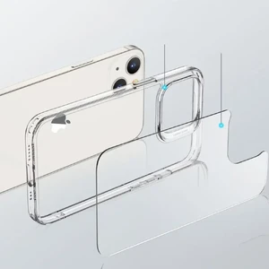 Скляний чохол ESR Ice Shield Series 9H Tempered Glass Back Clear для iPhone 13 Pro Max - Фото 6