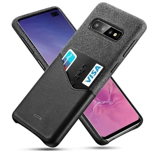 Шкіряний чохол з відділенням для карт ESR Metro Leather Black для Samsung Galaxy S10