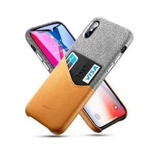 Шкіряний чохол з відділенням для карт ESR Metro Series Brown для iPhone X | XS 3A01185140102 - Фото 1