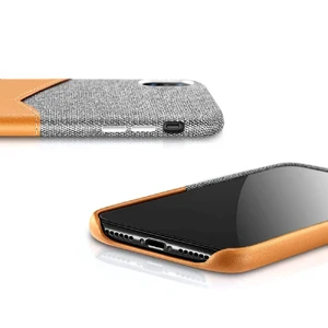 Шкіряний чохол з відділенням для карт ESR Metro Series Brown для iPhone XS Max - Фото 2