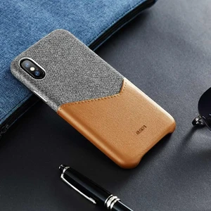 Шкіряний чохол з відділенням для карт ESR Metro Series Brown для iPhone XS Max - Фото 3
