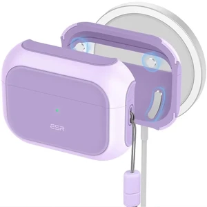 Захисний чохол ESR Orbit Hybrid Case HaloLock Purple для AirPods Pro 2 - Фото 2
