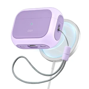 Захисний чохол ESR Orbit Hybrid Case HaloLock Purple для AirPods Pro 2 4894240171677 - Фото 1