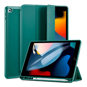 Купить Чехол-книжка с держателем для Apple Pencil ESR Rebound Pencil Case Forest Green для iPad 9 | 8 | 7 10.2" (2021 | 2020 | 2019)