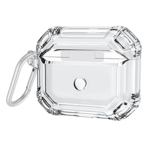 Противоударный чехол с карабином ESR Tough Shock Armor Case Clear для AirPods 3 - Фото 2