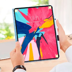 Чехол с держателем для Apple Pencil ESR Simplicity Premium Folio Sky для iPad Pro 11" - Фото 4