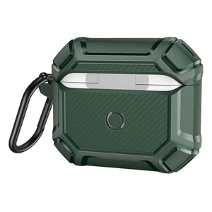 Противоударный чехол с карабином ESR Tough Shock Armor Case Green для AirPods 3 - Фото 2