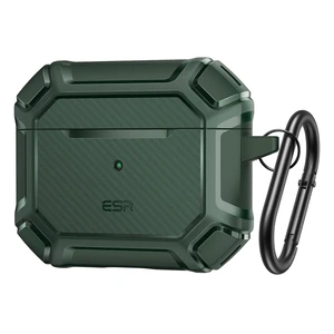 Противоударный чехол с карабином ESR Tough Shock Armor Case Green для AirPods 3 4894240133545 - Фото 1