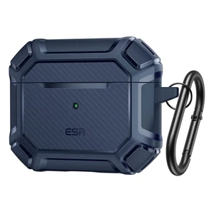 Протиударний чохол з карабіном ESR Tough Shock Armor Case Navy Blue для AirPods 3 4894240133521 - Фото 1