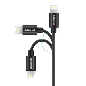 Зарядный MFi USB кабель ESR USB-A to Lightning Black для iPhone (1.2 m) - Фото 8