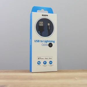 Зарядный MFi USB кабель ESR USB-A to Lightning Black для iPhone (1.2 m) - Фото 7