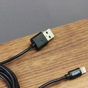 Зарядный MFi USB кабель ESR USB-A to Lightning Black для iPhone (1.2 m) - Фото 5