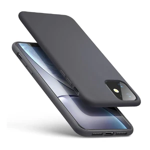 Серый силиконовый чехол ESR Yippee Color Gray для iPhone 11 - Фото 2