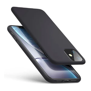 Черный силиконовый чехол ESR Yippee Color Black для iPhone 11 - Фото 2