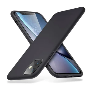 Черный силиконовый чехол ESR Yippee Color Black для iPhone 11 - Фото 3