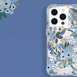 Чехол с MagSafe Case-Mate Garden Party Blue для iPhone 15 Pro - Фото 4
