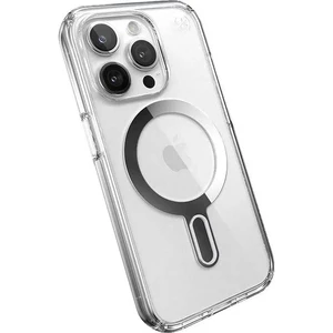 Чехол с MagSafe Speck Presidio ClickLock Perfect-Clear Silver для iPhone 15 Pro - Фото 6