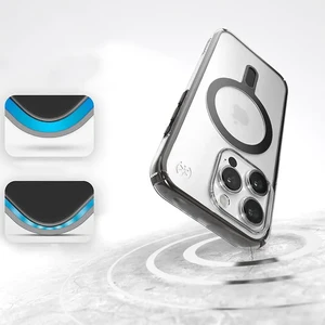 Чохол з MagSafe Speck Presidio ClickLock Perfect-Clear Black для iPhone 15 Pro - Фото 8