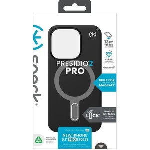 Чохол з MagSafe Speck Presidio2 Pro ClickLock Black для iPhone 15 Pro - Фото 5