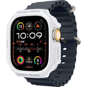 Защитный чехол Spigen Rugged Armor White для Apple Watch Ultra | Ultra 2 49mm - Фото 2