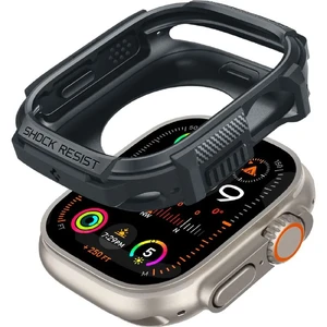 Защитный чехол Spigen Rugged Armor Dark Gray для Apple Watch Ultra | Ultra 2 49mm - Фото 3