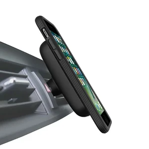 Протиударний чохол Evutec AER Series Karbon Black для iPhone SE 3 | SE 2 | 8 | 7 | 6s | 6 з магнітним Автодержатель - Фото 4
