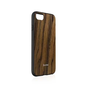 Протиударний чохол Evutec AER Series Wood Burmese Rosewood для iPhone SE 3 | SE 2 | 8 | 7 | 6s | 6 з магнітним Автодержатель - Фото 10