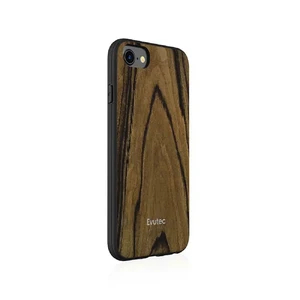 Протиударний чохол Evutec AER Series Wood Burmese Rosewood для iPhone SE 3 | SE 2 | 8 | 7 | 6s | 6 з магнітним Автодержатель - Фото 3