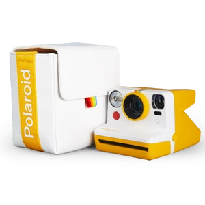 Сумка для фотокамери моментального друку Polaroid Now White/Yellow - Фото 3