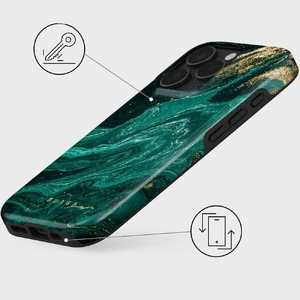 Магнітний чохол Burga Emerald Pool Tough для iPhone 16 Pro - Фото 4