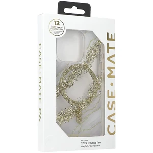 Мармуровий чохол зі золотими елементами Case-Mate Karat MagSafe для iPhone 16 Pro - Фото 15