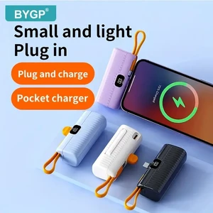 Портативное зарядное устройство (павербанк) iLoungeMax BYGP Mini Portable Charger Type-C Black 5000mAh - Фото 2