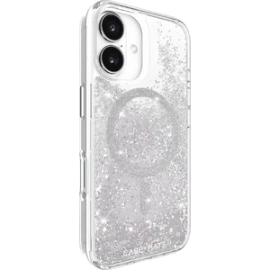 Серебряный блестящий чехол Case-Mate Waterfall MagSafe для iPhone 16 - Фото 3