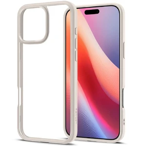 Прозорий бежевий чохол Spigen Ultra Hybrid для iPhone 16 Pro - Фото 8