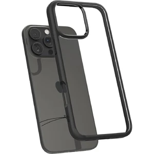 Прозорий чорний чохол Spigen Ultra Hybrid для iPhone 16 Pro Max - Фото 5